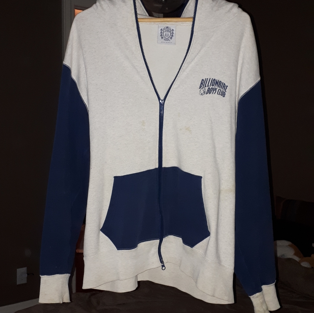 Billionaire Boys Club navy blue full zip
